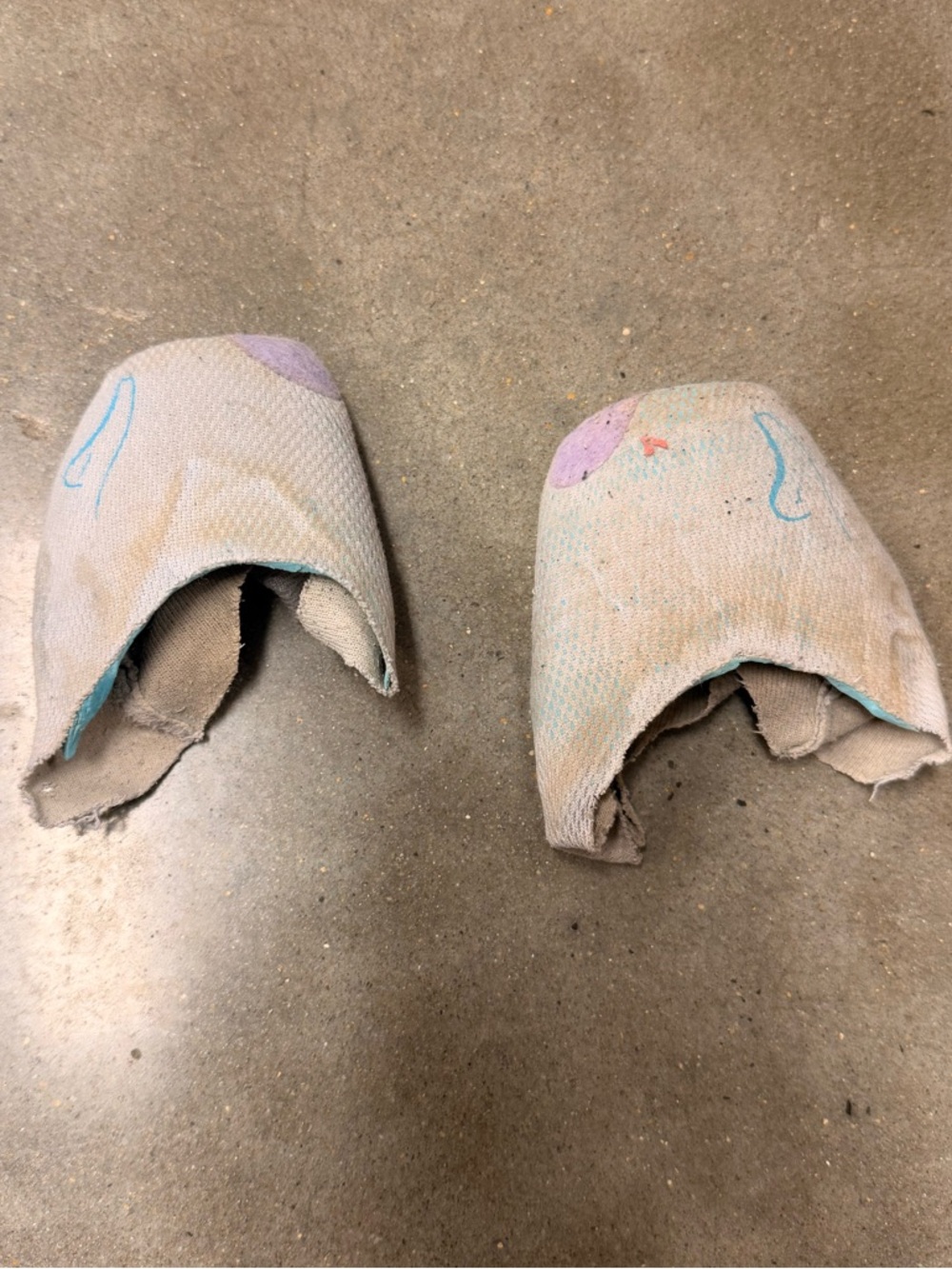 Used Toe Pads for craft/etc.